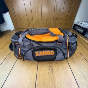 XANGO‎ Gray and Orange Duffel Bag Gym Travel Shoulder Bag